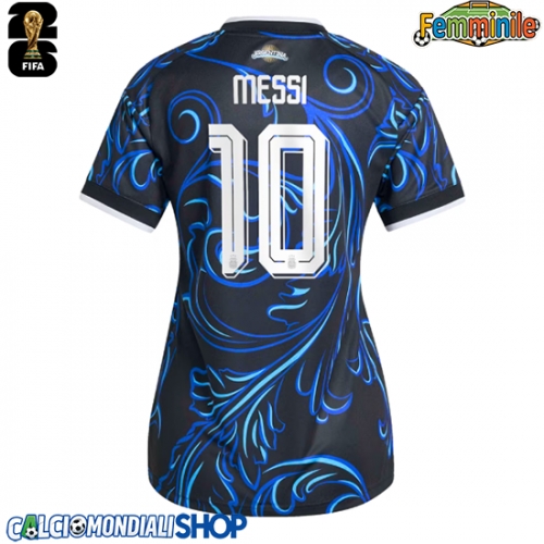 Maglie da calcio Argentina Lionel Messi #10 Seconda Maglia Femminile Mondiali 2026  Manica Corta